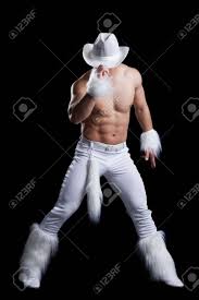 Check out our cowboy costume selection for the very best in unique or custom, handmade pieces from our costumes shops. Handsome Muscular Guy Posing In Cowboy Costume Isolated On White Stock Photo Picture And Royalty Free Image Image 21044555