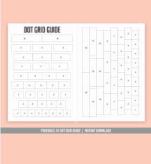 A5 Printable Dot Grid Spacing Guide Bullet Journal Paper A5 Dotted Grid Guide In 2020 Bullet Journal Paper Bullet Journal Dot Grid Bullet Journal Cheat Sheet