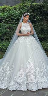 33 Lace Wedding Dresses That You Will Absolutely Love Ball Gown Wedding Dress Korean Wedding Dress Ball Gowns Wedding