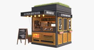 Just Starting Business This 10 Feet Container Can Be A Unique Attractive And Inexpensive Food Stall Container Ca Container Cafe Cafe Shop Design Food Kiosk