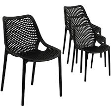 5,000 brands of furniture, lighting, cookware, and more. Bistrofive Black Wolfe Outdoor Dining Chairs Temple Webster