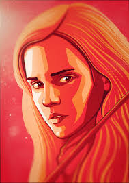 Pop Art Gryffindor Hermione Granger Poster Mockup Pop Art Free Poster