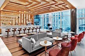 Renaissance New York Midtown Hotel By Jeffrey Beers International New York Bar Interior Design Hotel Interior Design Hotel Interiors
