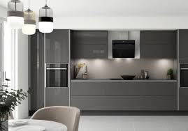 Senza high gloss white handleless kitchen range. Benchmarx True Handleless Kitchen Nordica Grey Modern Kitchen Other By Benchmarx Kitchens Joinery Houzz