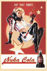 NOV158126 - FALLOUT NUKA COLA PIN-UP TIN SIGN REPLICA - Previews World