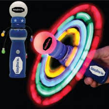 Imprinted Galactic Spinning Light Up Toy