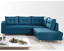 Nordic Canape Scandinave D Angle Droite L Convertible Couleur Gris Clair Decoration Salon Bleu Canape Scandinave Canape