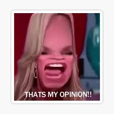 Thats My Opinion Meme Sticker By Splendidart Redbubble