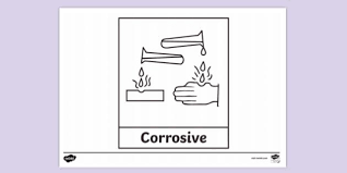 Both chip and the clp regulations ensure that the hazards are clearly communicated to workers and consumers. Free Hazard Symbol Corrosive Colouring Sheet Colouring Sheets