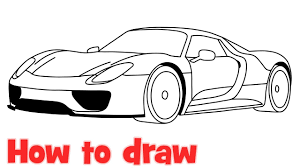 How To Draw A Car Porsche 918 Spyder Step By Step Youtube We list every porsche concept, race car, 911 model and production series and put them all on one page. how to draw a car porsche 918 spyder step by step