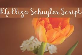 Kg eliza schuyler script font info. Kg Eliza Schuyler Script Font Ffonts Net