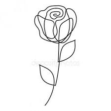 Rose One Liner Abstract Flower One Line Art Continuous Line Drawing Minimalis Sponsored A Flower Line Drawings Embroidered Canvas Art Line Art Drawings