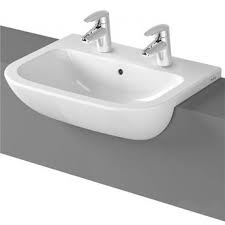 Simply shop by size, material, finish and shape. Vitra S20 Semi Recessed Basin 5524b003 0022 550mm 2th