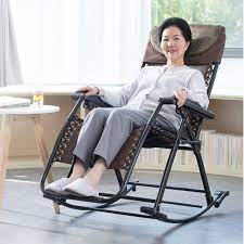 senior rocking chair high back armchair with headrest for elderly portable chaise lounge versatile garde lounge chair outdoor rocking chair patio lounge chairs