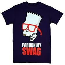 See more ideas about trill art, dope art, supreme wallpaper. New The Simpsons Pardon My Swag Bart Simpson 100 Cotton Graphic Tee Purple Ebay