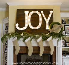 Large decorations for mantel for christmas. 50 Christmas Mantles For Some Serious Decorating Inspiration