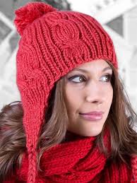 шапки ушанки вязаные спицами женские с описанием и фото Vyazanaya Zhenskaya Shapka So Shemoj Vyazanye Shapki Shapka Ushanka Vyazanie Shlyap