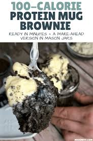 Looking for a dessert with all the taste, but fewer calories? 100 Calorie Protein Mug Brownie Kinda Healthy Recipes