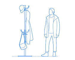 Choose a shoe, coat and hat storage with racks in different styles to make your outdoor things easy to find without using up too much of your indoor space. Ikea Hemnes Hat Coat Stand Dimensions Drawings Dimensions Com