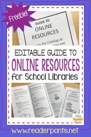Users can browse online services provided by the library as follows; Library Resources Brochure School Library Elementary Library School Librarian