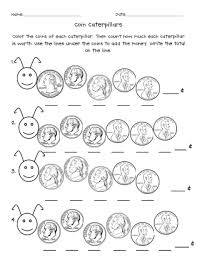 Coin Caterpillars Pdf Money Math Homeschool Math Teaching Money