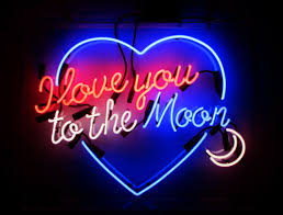 Love You To The Moon And Back Neon Sign 4 17 2018 2 41pm Neon Lights Love You To The Moon Pinterest Kahlinanicole Neon Signs Neon Quotes Neon Words