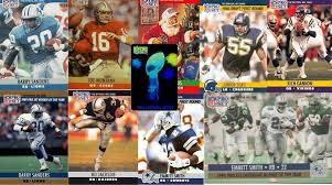 If you go by total yardage gained, then it's emmitt smith. 1990 Pro Set Football Cards 10 Most Popular Wax Pack Gods