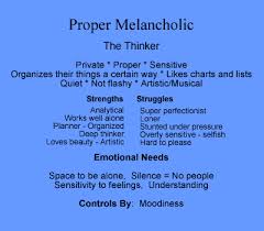 Proper Melancholic Chart Png 400 350 Infj Personality Type Infj Personality Temperament Types