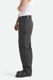 Men's Builders Carpenter Stretch Pant in Washed Black – Brixton