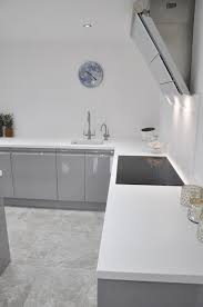 Bohemian grey and white kitchen. 30 Kitchen Ideas In 2021 Grey Kitchens White Gloss Kitchen Kitchen Splashback