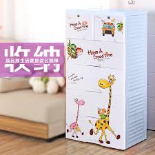 Baju bayi dapat diletakkan di ruang atas. Tebal Besar Laci Plastik Lemari Penyimpanan Bayi Lemari Kabinet Menyelesaikan Lima Ember Anak Bayi Pakaian Loker