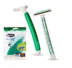 Both gillette and schick offer a great variety of razors featuring pivoting cartridges. Schick Exacta 2 Disposable Razor 100pcs Twin Blades Sensitive Skin Vitamin E Ebay