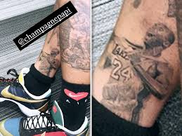 Shaq S Son Shareef O Neal Reveals Second Kobe Bryant Tribute Tattoo