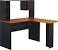 L Shaped Computer Desk With Shelves