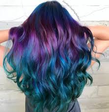 Red pop and bolder blue. 23 Incredible Ways To Get Galaxy Hair In 2020