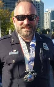 The Beaumont Police Department would like to congratulate Detective Aaron  Lewallen, who ran 26.2 miles in the Marine Corps Marathon in honor of our  fallen officers. He was joined by 11 other