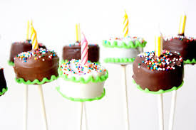 Chocolate Birthday Cake Cake Pops Could Be Made More Wedding Like Birthday Cake Pops Birthday Cake Brownies Brownie Pops