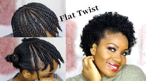 How To Flat Twist Short Natural Hair Beginner Friendly In 2020 Short Natural Hair Styles Natural Hair Styles Flat Twist