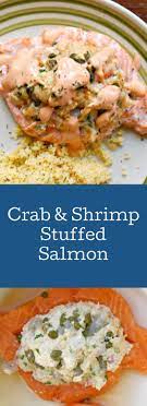 Each piece of chicken cordon bleu is individually wrapped for freshness and. Learn To Make This Crab Shrimp Stuffed Salmon Crab Stuffed Shrimp Recipes Crab Stuffed Salmon