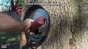 Check spelling or type a new query. How To Make Your Cast Iron Skillet Smooth Grinding Cast Iron Youtube