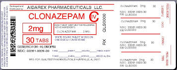 Clonazepam Tablets Usp0 5 Mg 1 Mg And 2 Mg Civ Rx Only