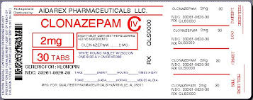 clonazepam tablets usp0 5 mg 1 mg and 2 mg civ rx only