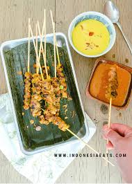 Ah, don't forget a plate of hot. Sate Matang Matang Meat Sate Recipe Indonesia Eats