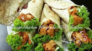 Dah siap semua, boleh la buat wrap. Chicken Tortilla Wrap Resepi