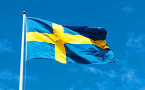Geographical and political facts, flags and ensigns of sweden Download Wallpapers Flag Of Sweden On A Flagpole Swedish Flag Flag Of Sweden Flagpole Blue Sky Sweden For Desktop Free Pictures For Desktop Free