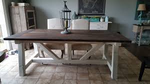 4x6 Truss Beam Farm Table Do It Yourself Home Projects From Ana White Diy Kitchen Table Diy Farm Table Farmhouse Kitchen Tables