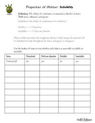 Solubility Lab Worksheet Solubility Science Worksheets Worksheets