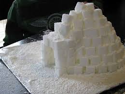 Making Merry Memories Sugar Cube Igloo Sugar Cubes Activities For Kids Snow Theme