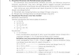Penasaran dengan pembahasan persamaan linear satu variabel? Persamaan Linier Satu Variabel Smp Mts Kelas Vii Matematika Awan Asyik