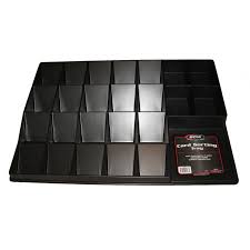 Shop from the world's largest selection and best deals for card sorting trays. Bcw Large Black Plastic Gaming Trading Card Sorting Tray Organizer Display